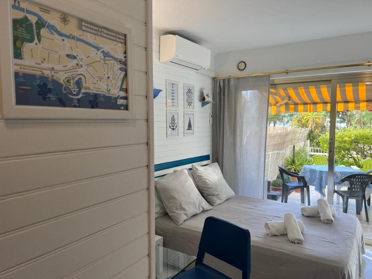 Blue Terrace Apartment - Marina Baie Des Anges วิลล์เนิฟ-ลูเบ ภายนอก รูปภาพ