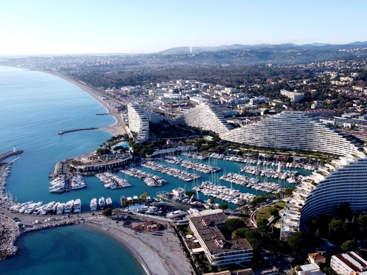 Blue Terrace Apartment - Marina Baie Des Anges วิลล์เนิฟ-ลูเบ ภายนอก รูปภาพ