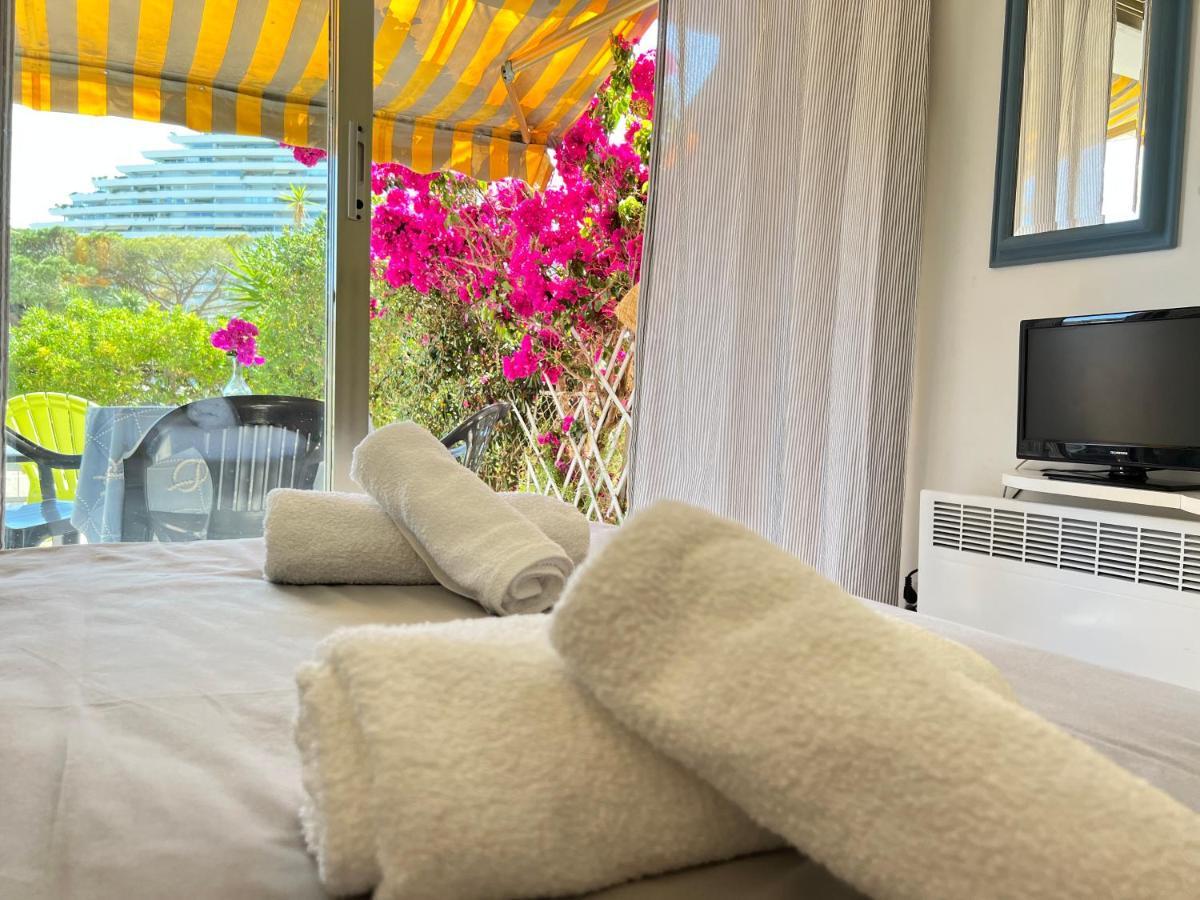 Blue Terrace Apartment - Marina Baie Des Anges วิลล์เนิฟ-ลูเบ ภายนอก รูปภาพ
