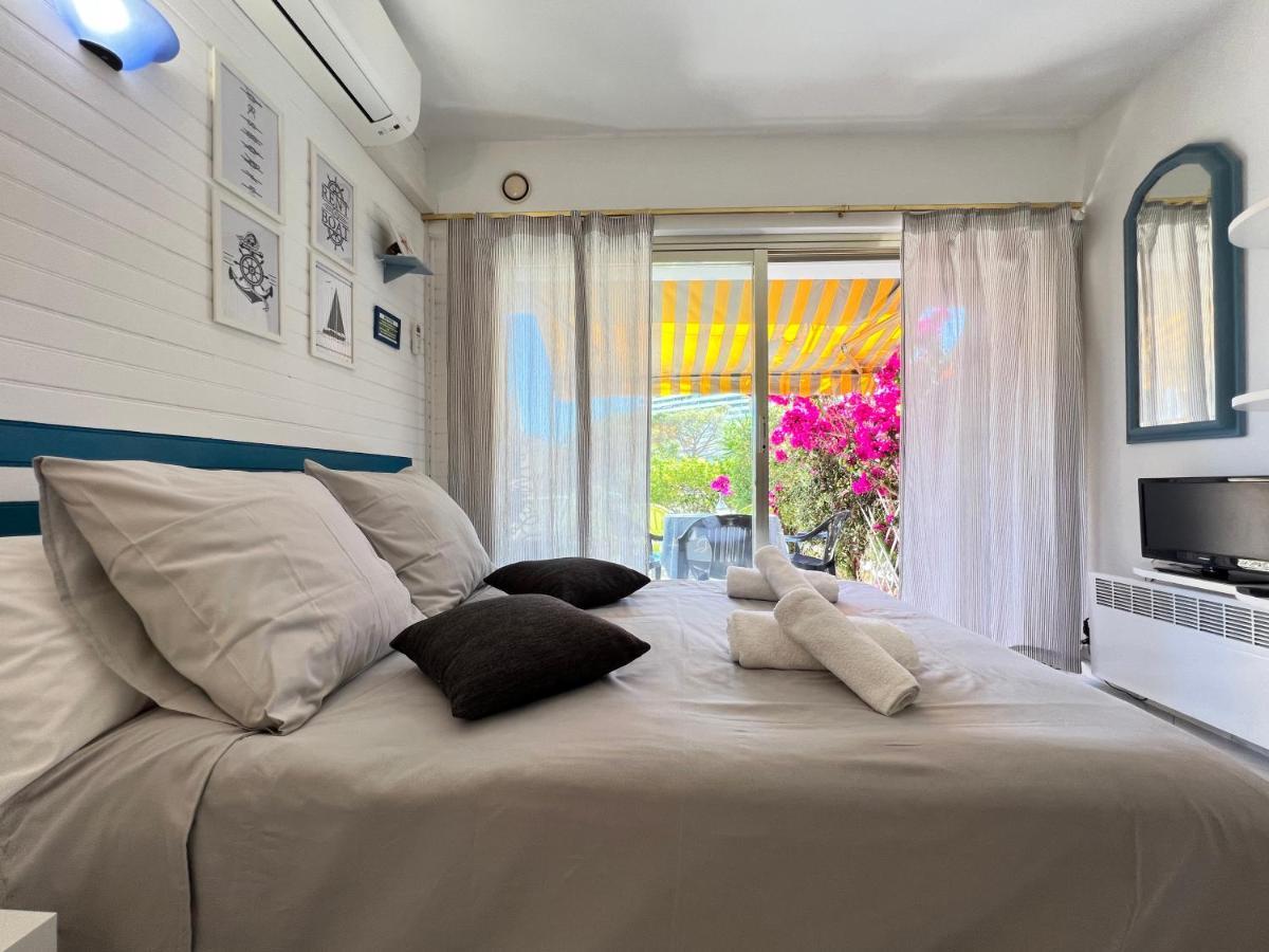 Blue Terrace Apartment - Marina Baie Des Anges วิลล์เนิฟ-ลูเบ ภายนอก รูปภาพ