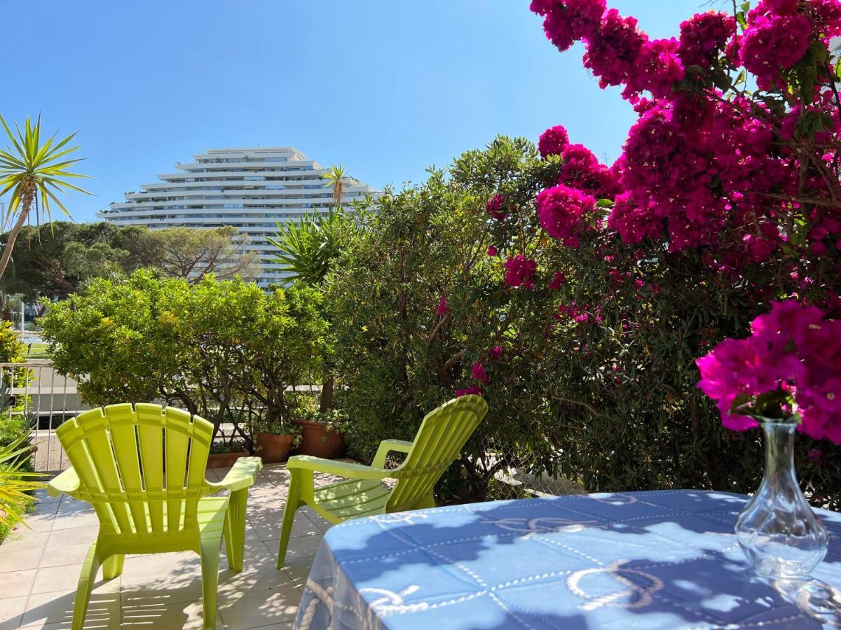 Blue Terrace Apartment - Marina Baie Des Anges วิลล์เนิฟ-ลูเบ ภายนอก รูปภาพ